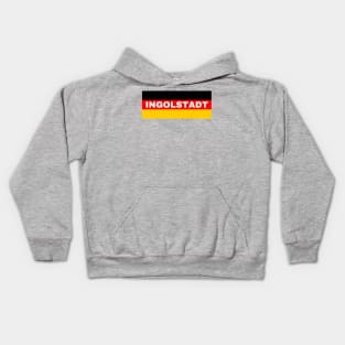 Ingolstadt City in German Flag Kids Hoodie